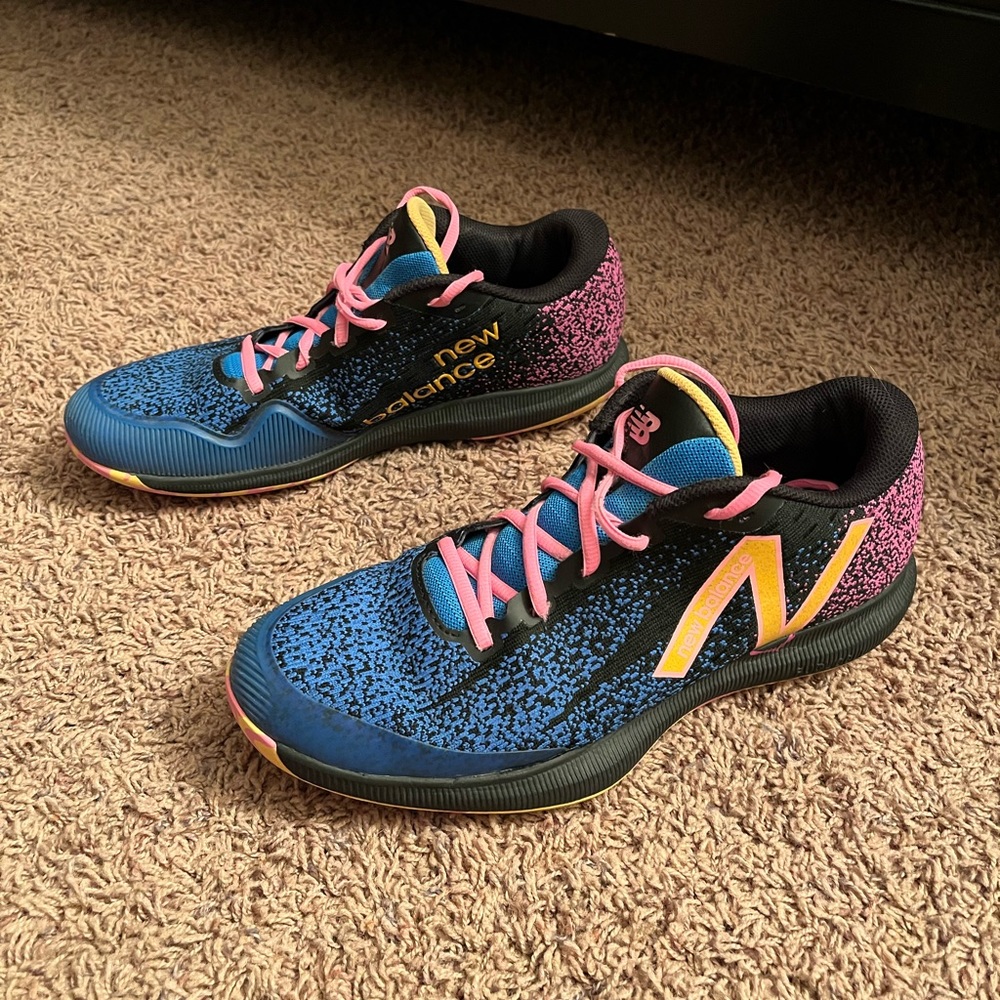 Mens New Balance FuelCell MCH996K4 Tennis Shoes Blue Pink Size 12